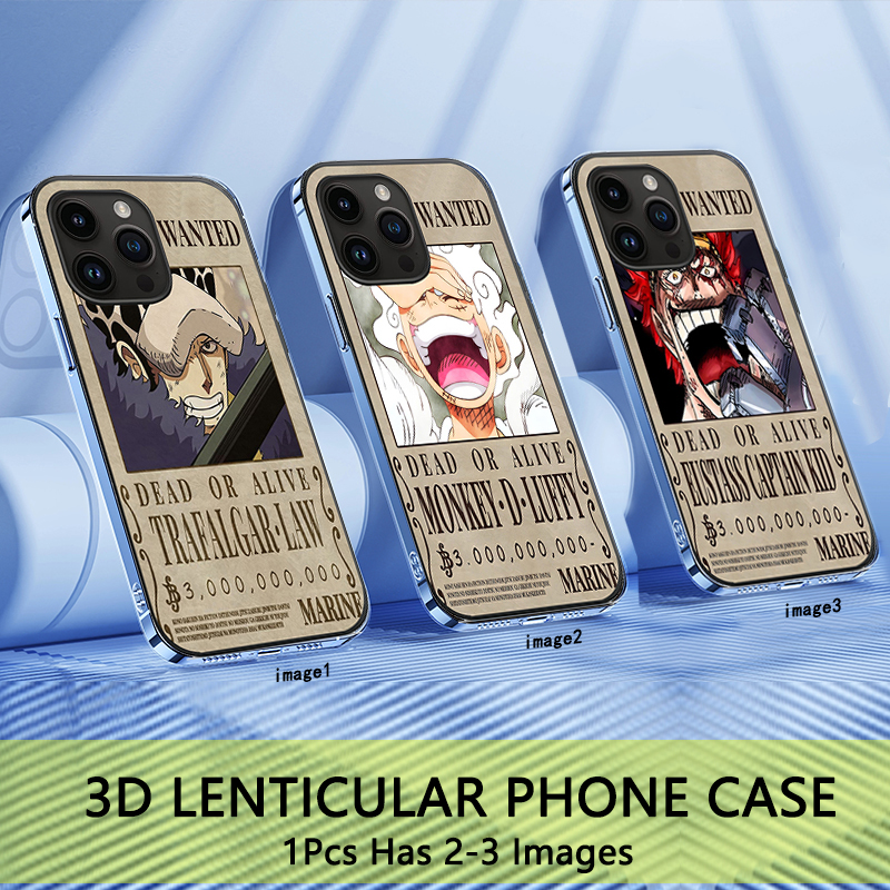 Phone Cases Kids - Anime ONE PIECE Eustass Kid/Luffy/Trafalgar D.