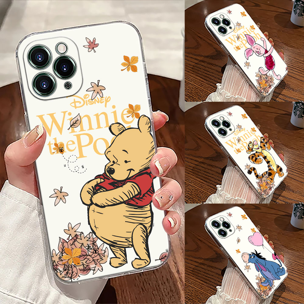 Phone Cases For Samsung A14 - Disney Winnie The Pooh Transparent Phone