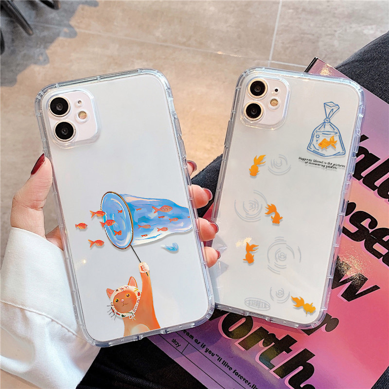 Phone Cases Iphone 13 - Lovely Fishes Clear Phone Case For