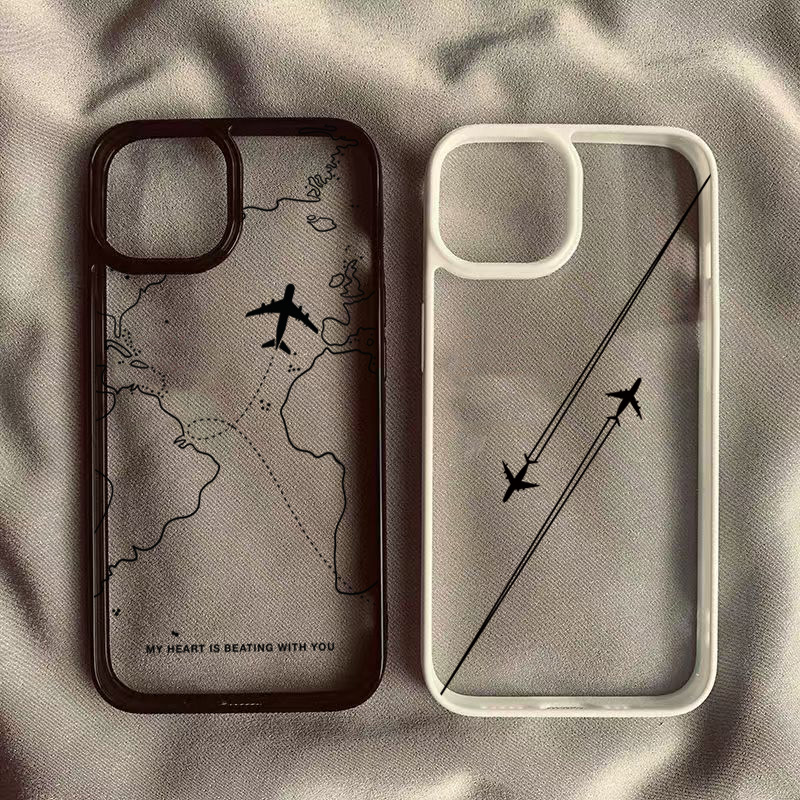 Phone Cases Usa - Travel-nspired Airplane Route Desian Phone Case