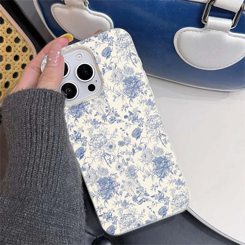 Phone Cases Dior - Vintage Floral Phone Case For IPhone
