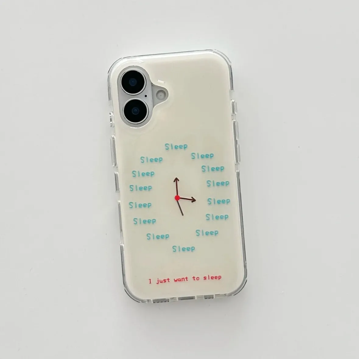 Phone Cases Y2K - Ins Wind Creative Sleep Clock Personalized