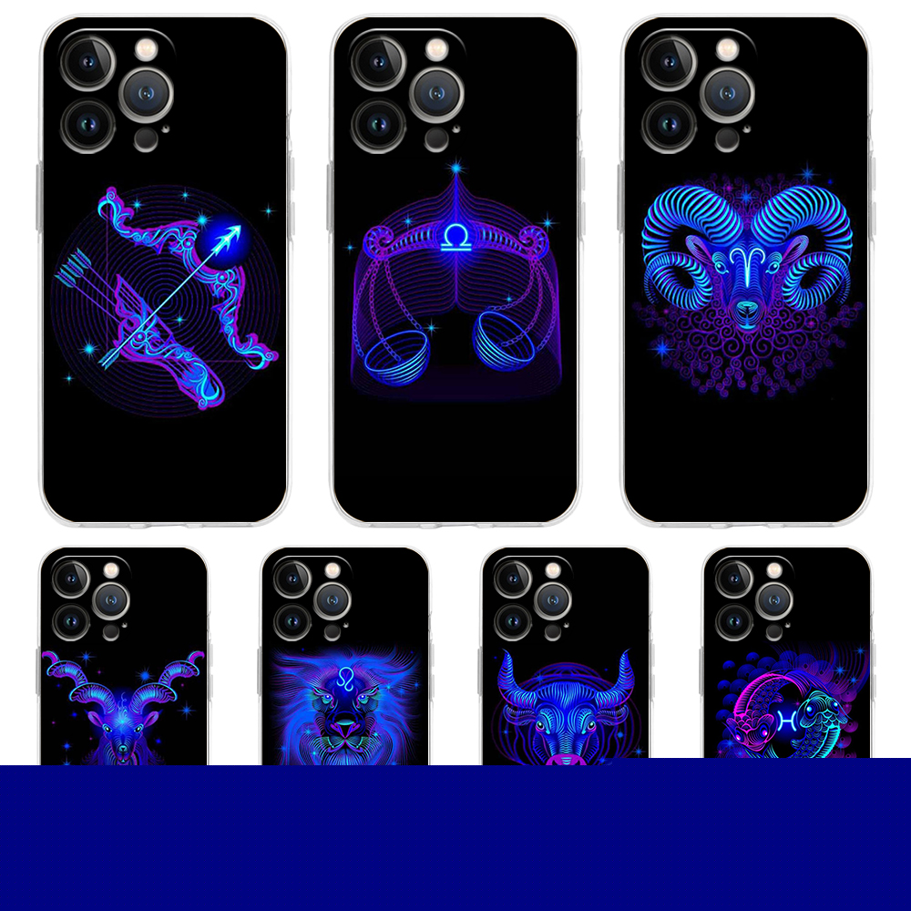 Phone Cases Classy - Zodiac Sign Transparent Phone Case Cover