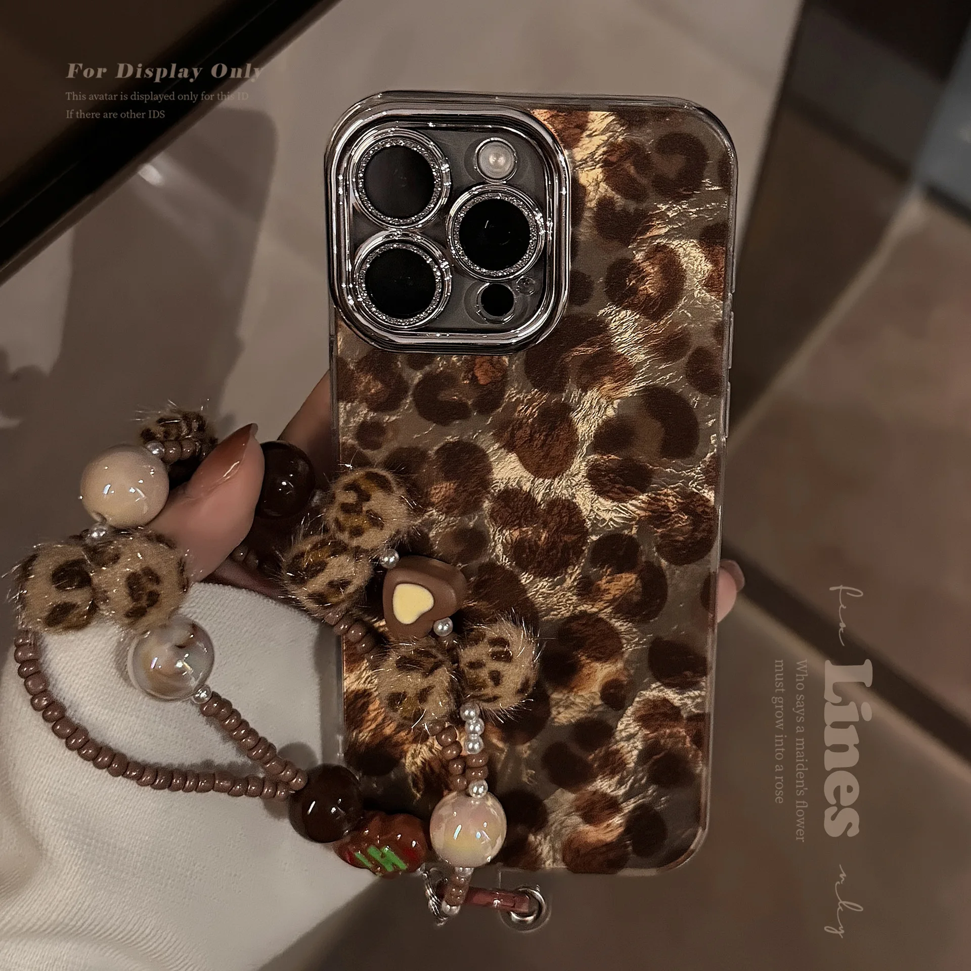 Phone Cases Classy - Luxury Leopard Print With Lanyard Phone
