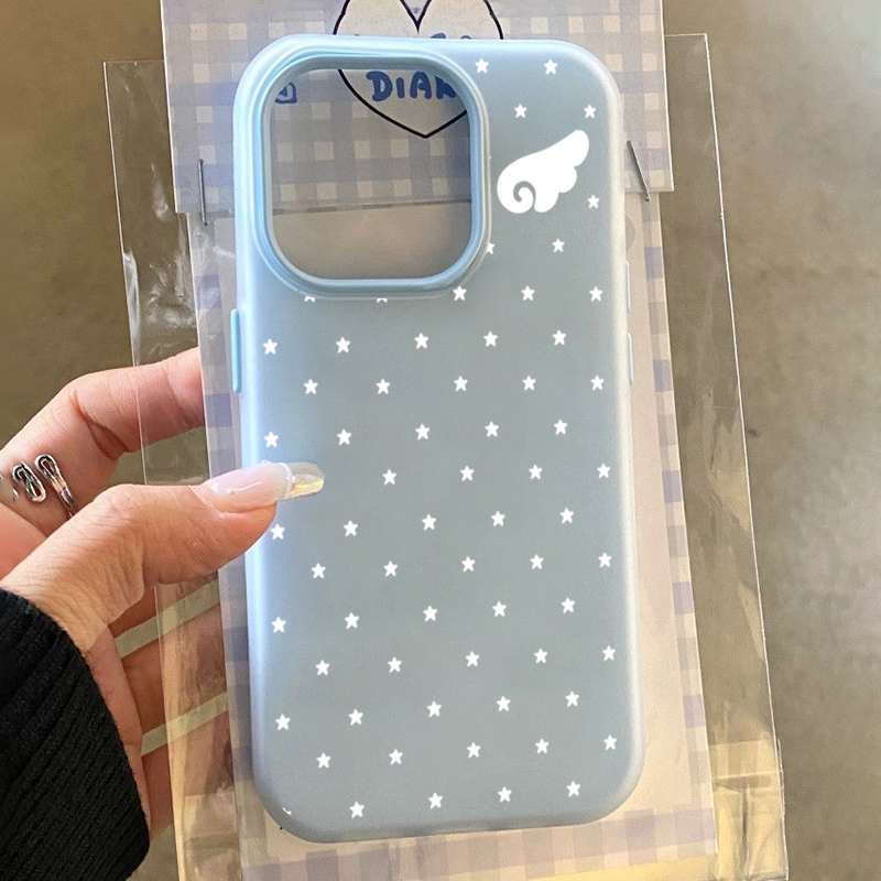 Phone Cases Xiaomi 14 - Korean Cute Aesthetics Star Angel Wings