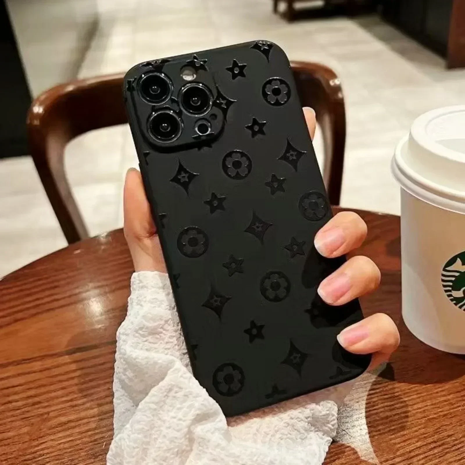 Phone Cases Dior - Soft Silicone Case For iPhone 15
