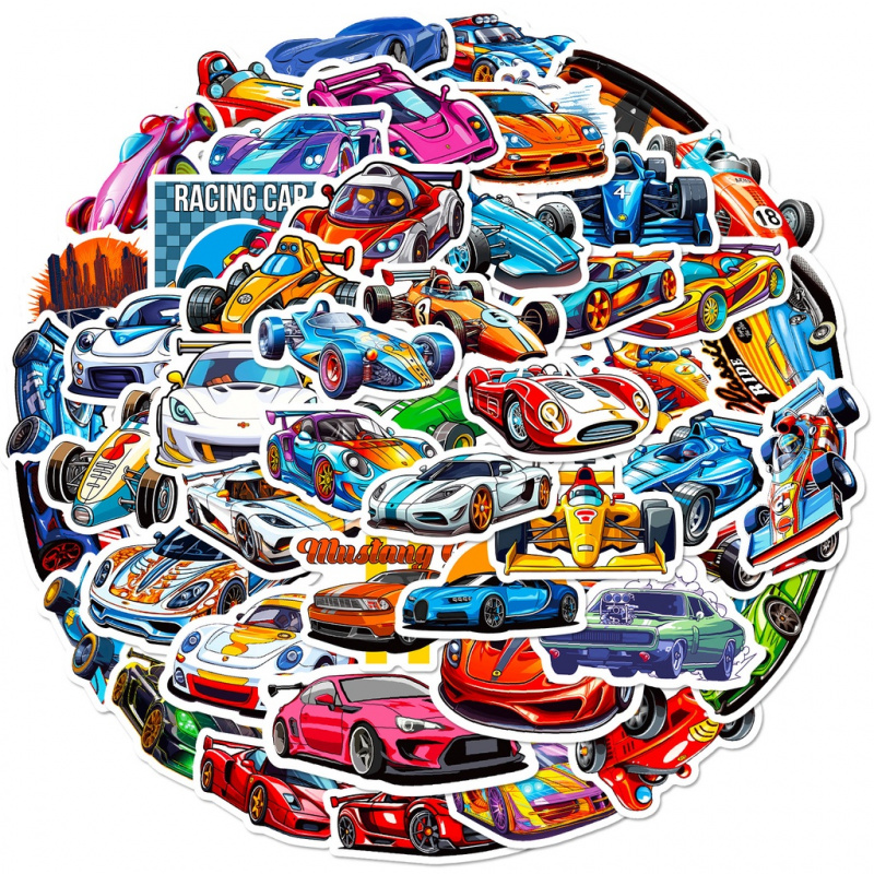 Phone Cases Kids - 50PCS Cool Cartoon JDM Racing Stickers