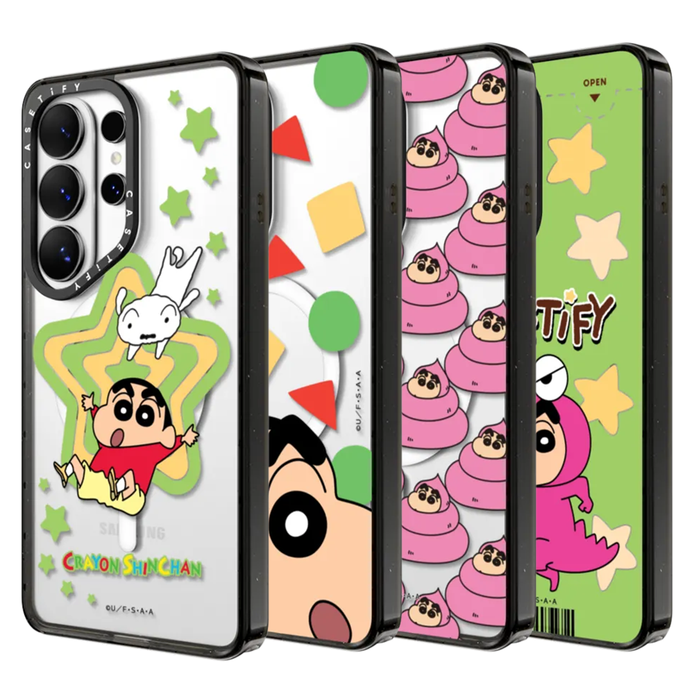 Phone Cases Samsung S24 - CASETiFY Crayon Shin-chan Cartoon Series Magnetic