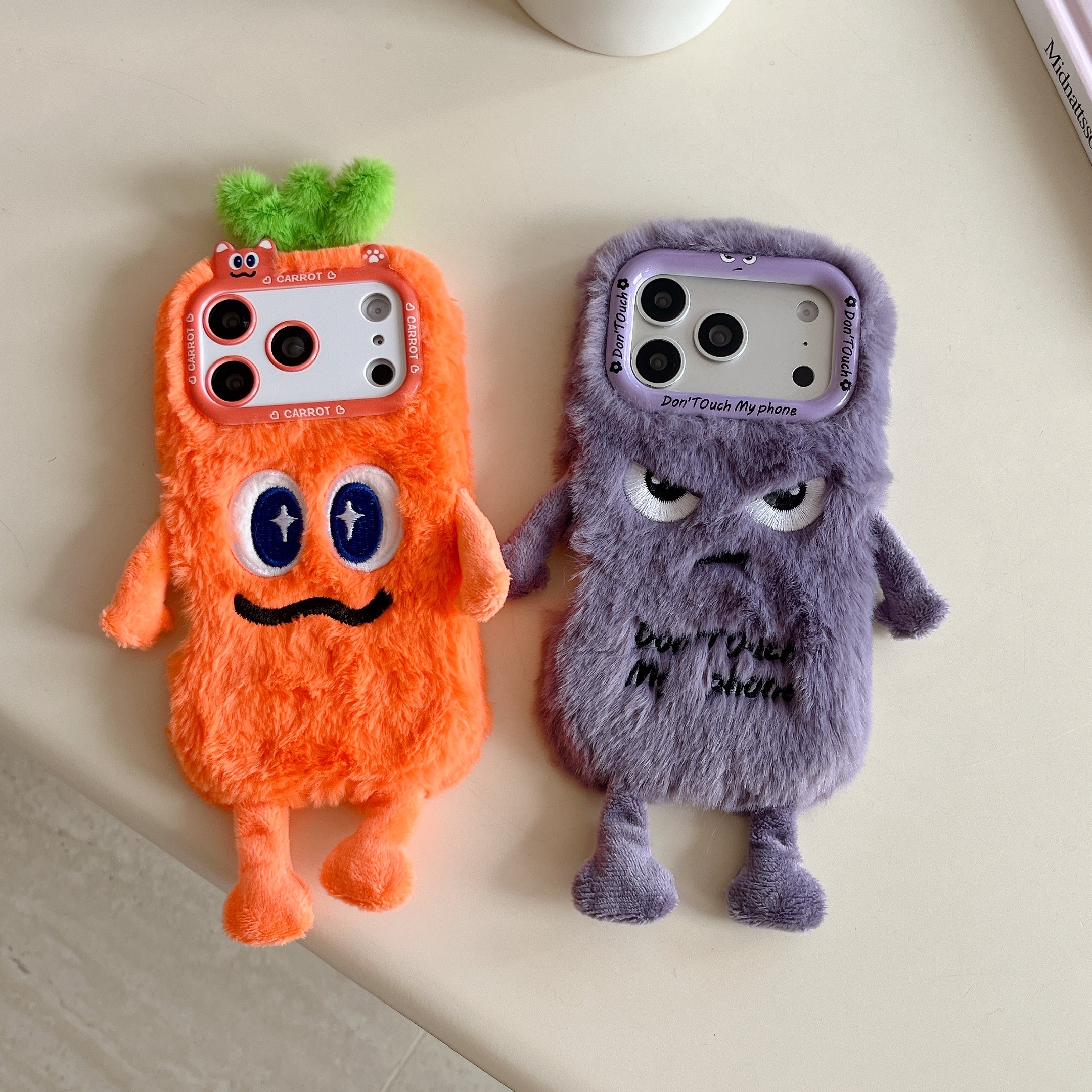 Phone Cases Cute Iphone 13 - Cute Plush Phone Case with Quirky