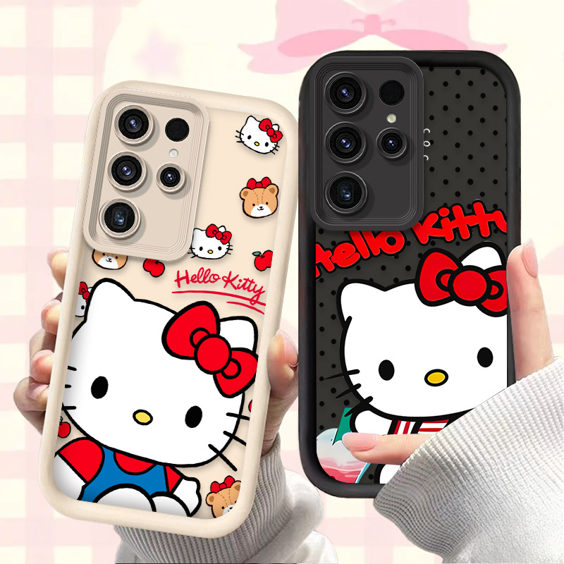 Phone Cases Samsung S24 - Sanrio Hello Kitty Silicone Case for