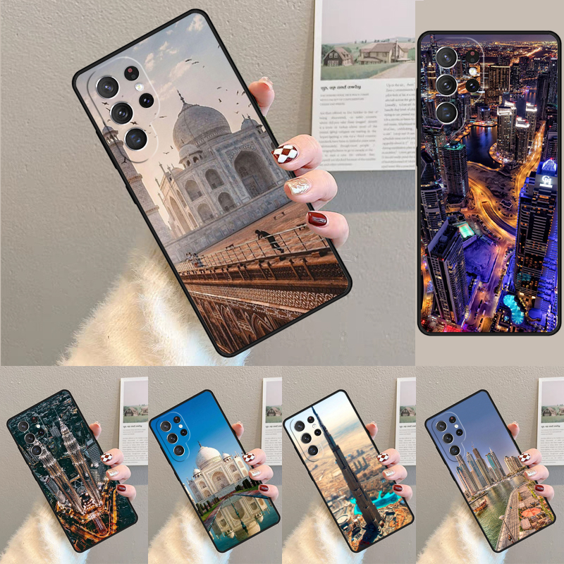 Phone Cases Dubai - Pyramids Taj Mahal Dubai Phone Case