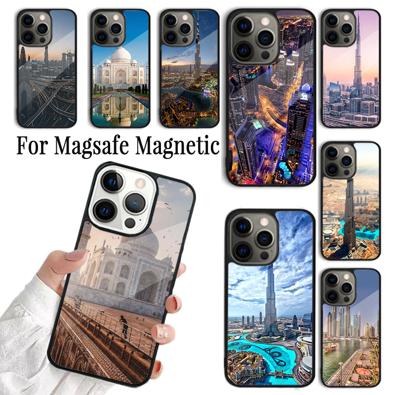 Phone Cases Dubai - Pyramids Taj Mahal Dubai Phone Case