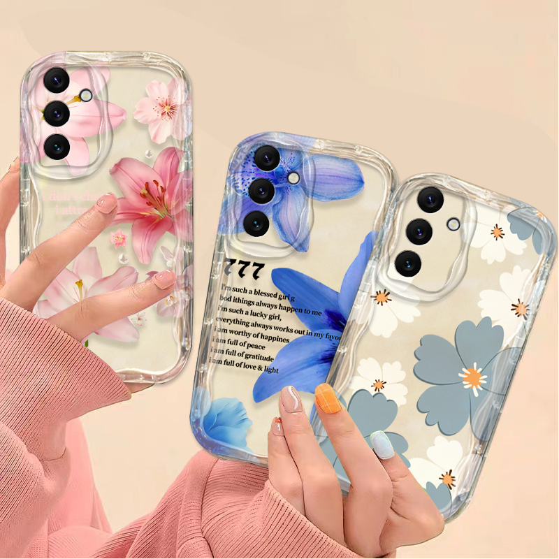 Beautiful Pink Lily Pattern Ph - Phone Cases For Samsung A14 recensie en prijs