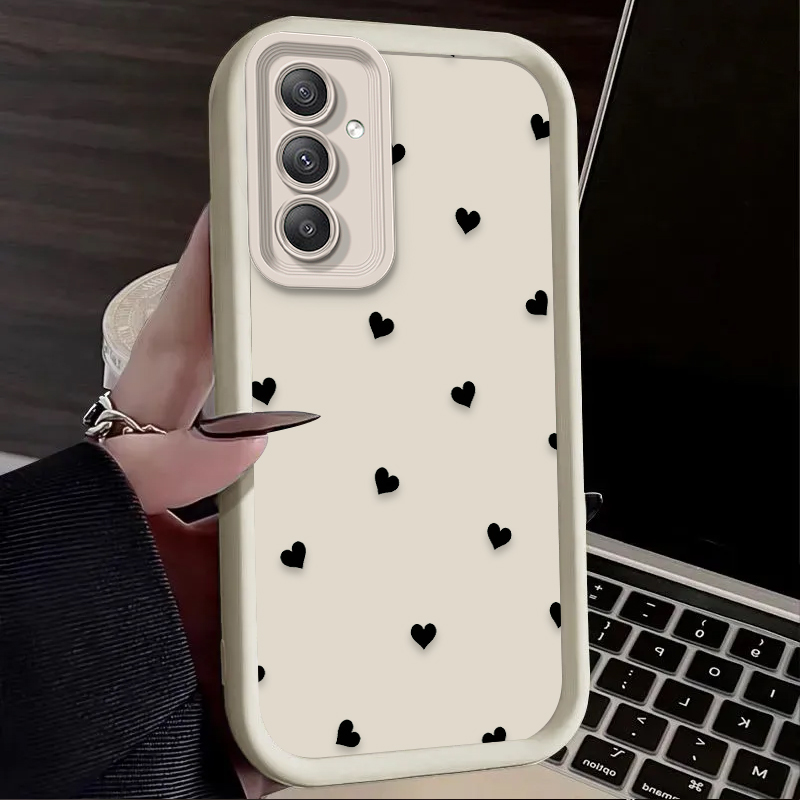 Black Love Heart Bowknot Case  - Phone Cases For Samsung A14 recensie en prijs