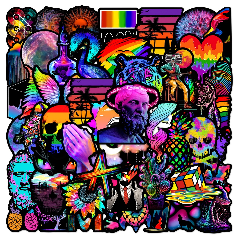 50PCS Colorful Abstract Art Gr - Phone Cases Kids recensie en prijs
