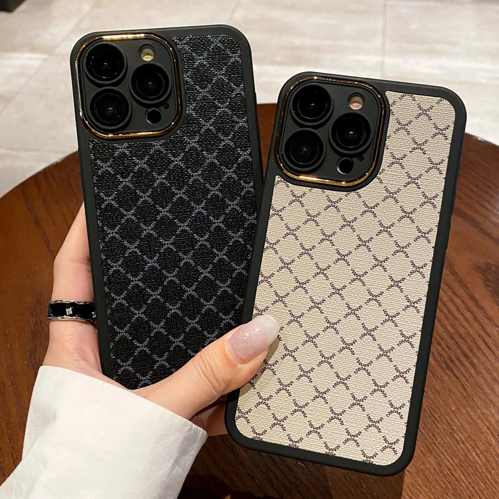 Luxury Grid Soft Leather Cover - Phone Cases Dior recensie en prijs