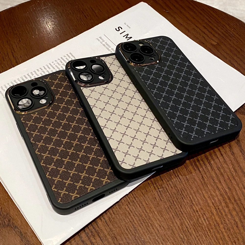 Luxury Grid Soft Leather Cover - Phone Cases Dior recensie en prijs