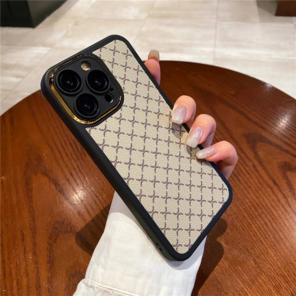 Luxury Grid Soft Leather Cover - Phone Cases Dior recensie en prijs
