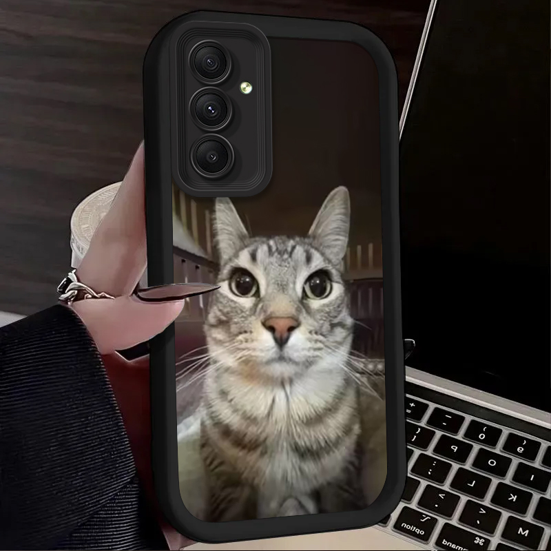 Trendy Cat Smoking Phone Case  - Phone Cases For Samsung A14 recensie en prijs