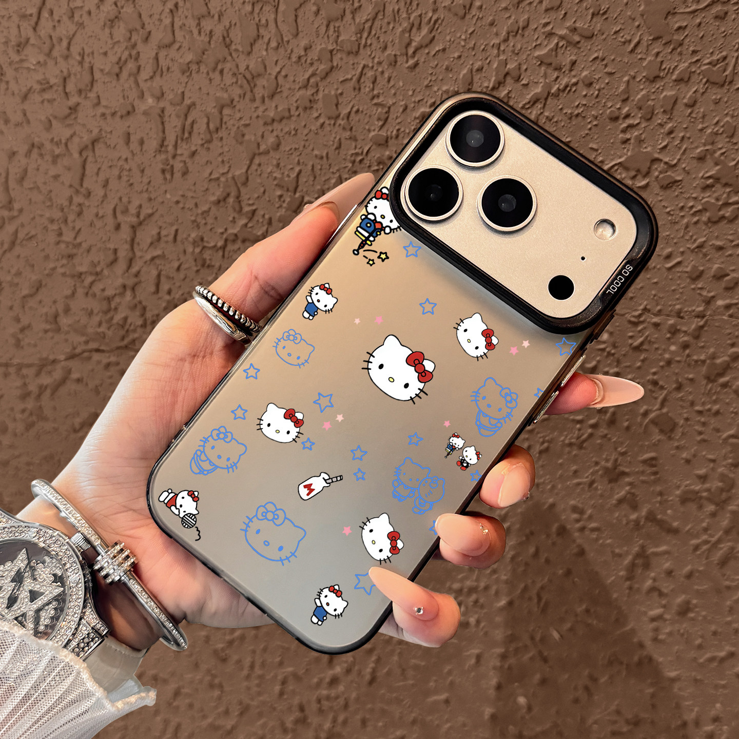 Cute Blue Hello Kitty Pattern  - Phone Cases Hello Kitty recensie en prijs