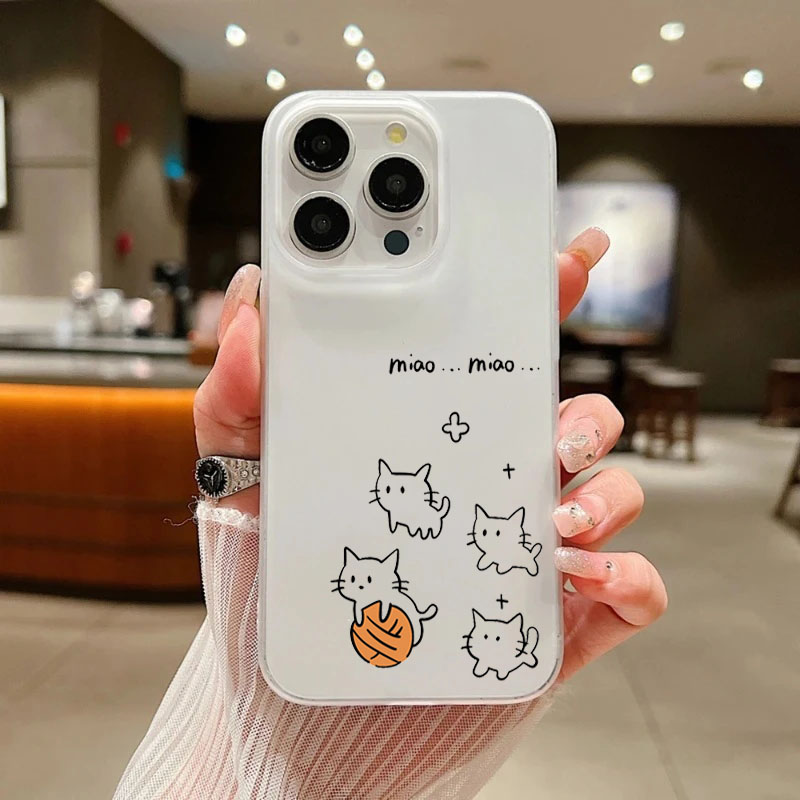 Cute Black Cat Pattern Phone C - Phone Cases Cute Iphone 13 recensie en prijs