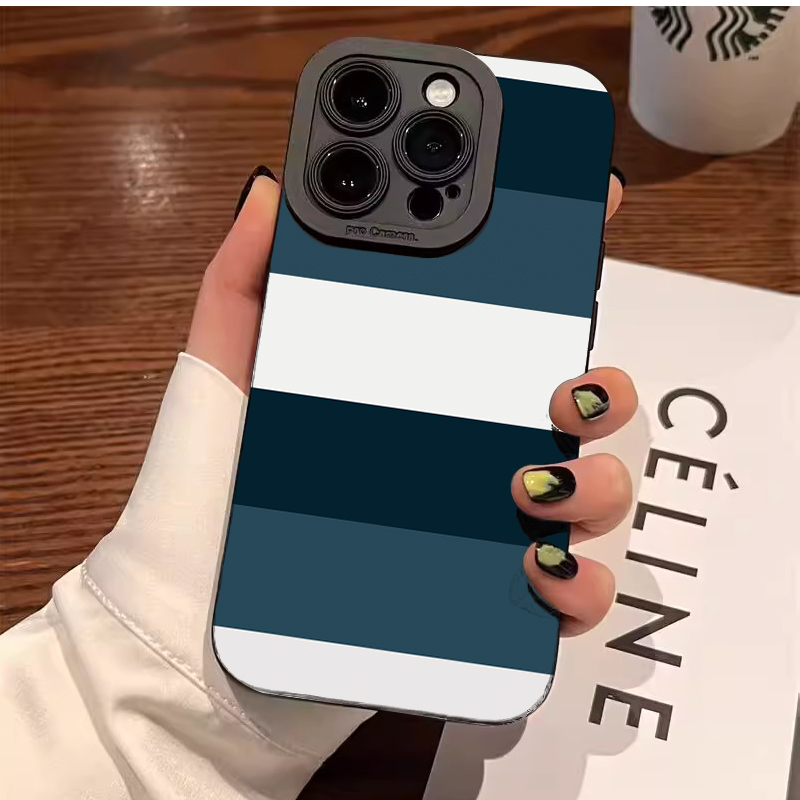 Blue White Striped Pattern Pho - Phone Cases Samsung S24 recensie en prijs