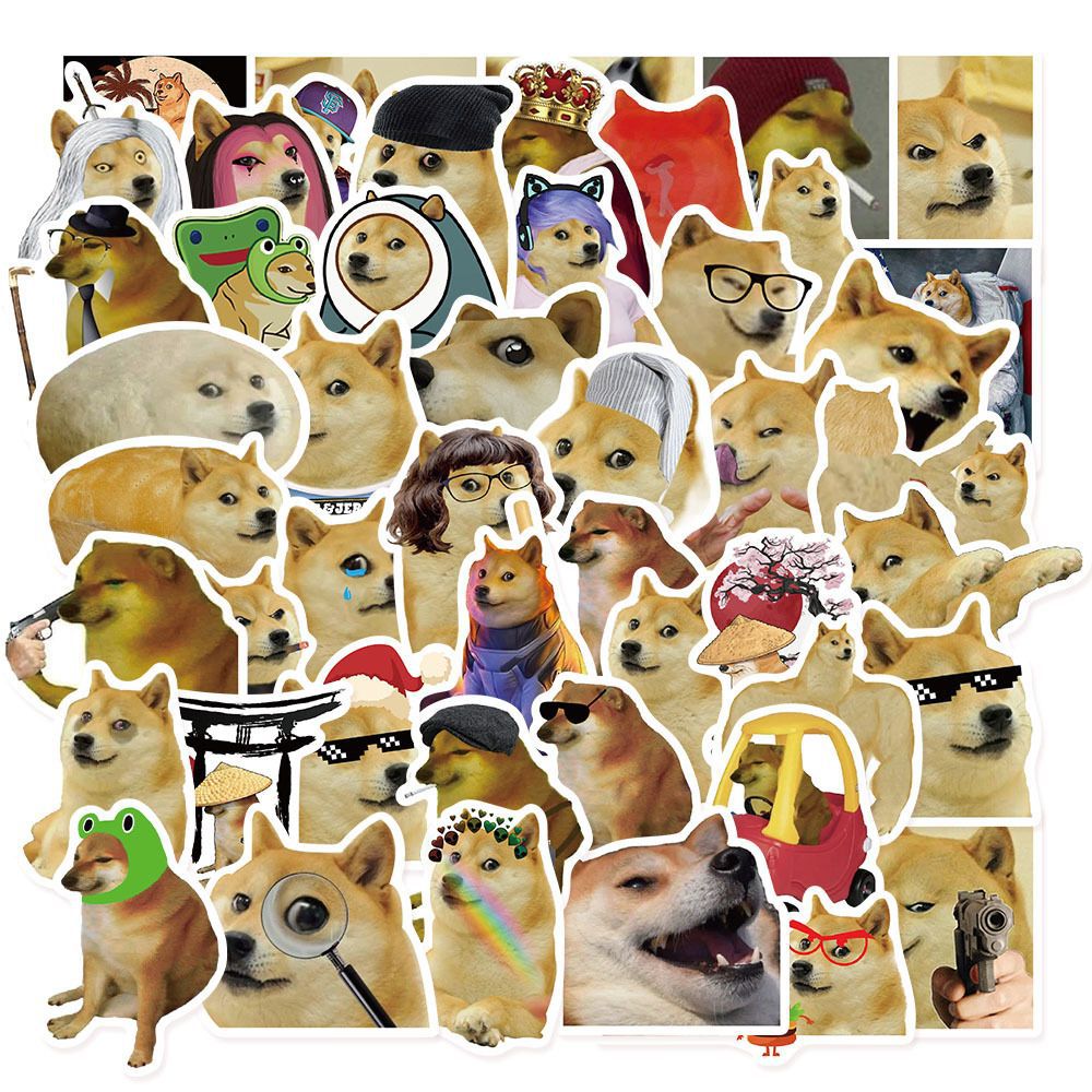 50Pcs Funny Doge MEME Stickers - Phone Cases Kids recensie en prijs