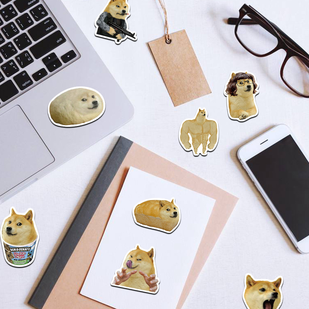 50Pcs Funny Doge MEME Stickers - Phone Cases Kids recensie en prijs