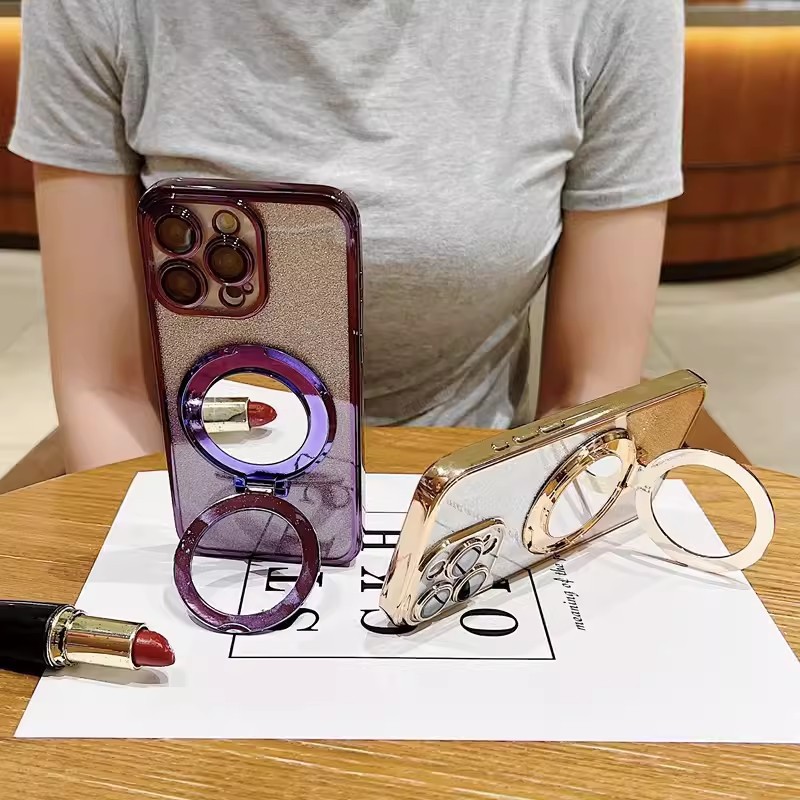 Glitter Mirror Bracket Phone C - Phone Cases Vogue recensie en prijs