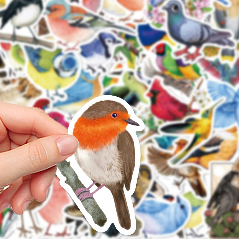 50PCS Watercolor Bird Graffiti - Phone Cases Kids recensie en prijs