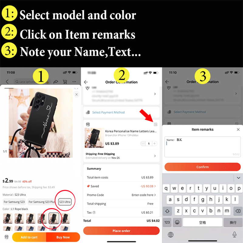 Custom Personalised Initial Na - Phone Cases Usa recensie en prijs