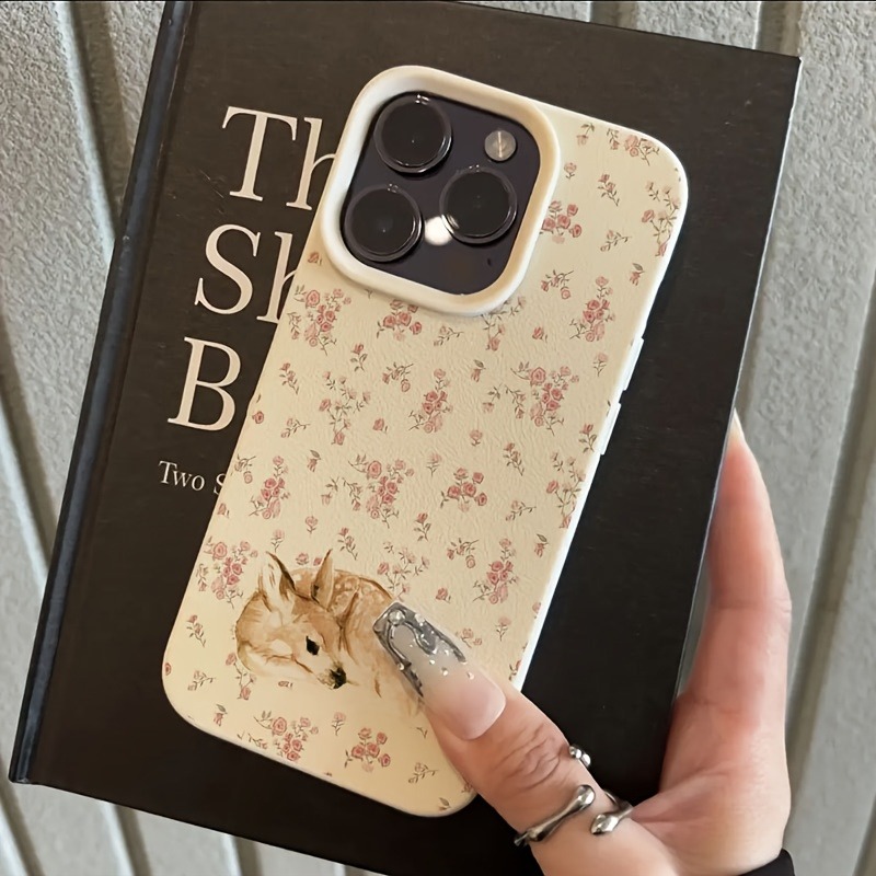 Cute Deer Full Floral Pattern  - Phone Cases Cute Iphone 13 recensie en prijs