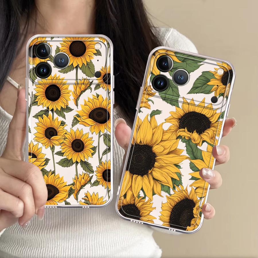 Cute Sunflower Pattern Case fo - Phone Cases Cute Iphone 13 recensie en prijs