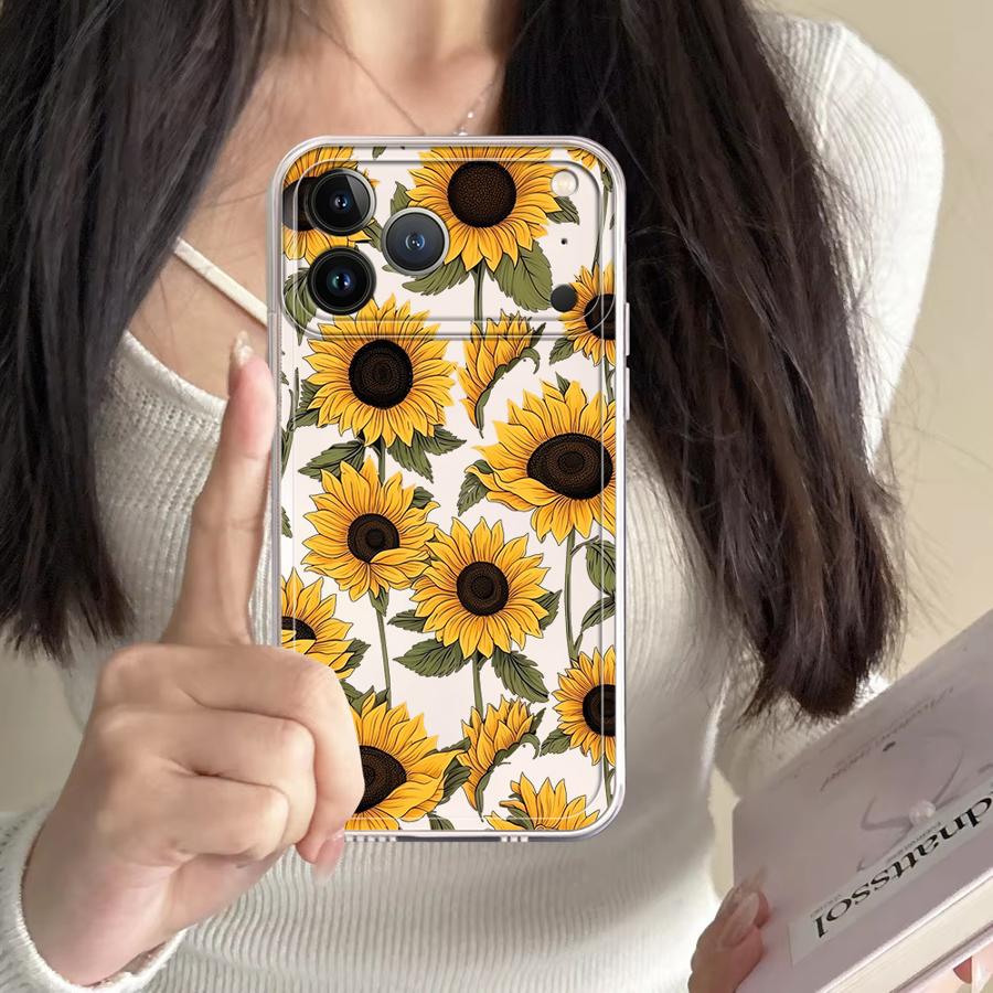 Cute Sunflower Pattern Case fo - Phone Cases Cute Iphone 13 recensie en prijs