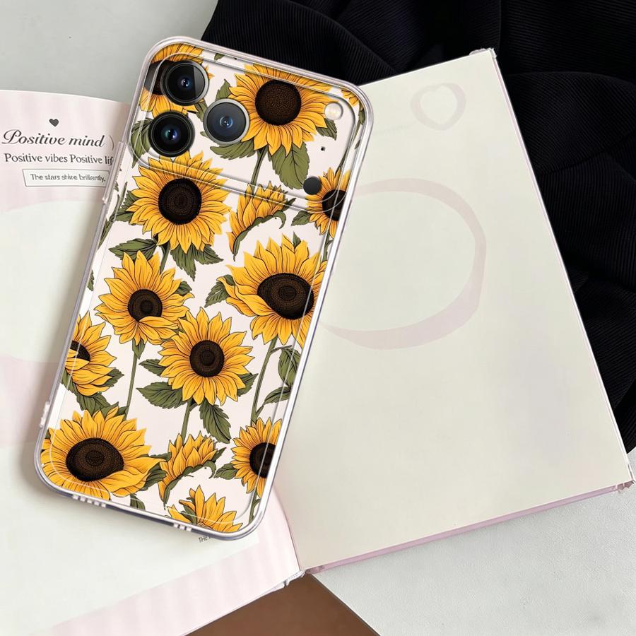 Cute Sunflower Pattern Case fo - Phone Cases Cute Iphone 13 recensie en prijs