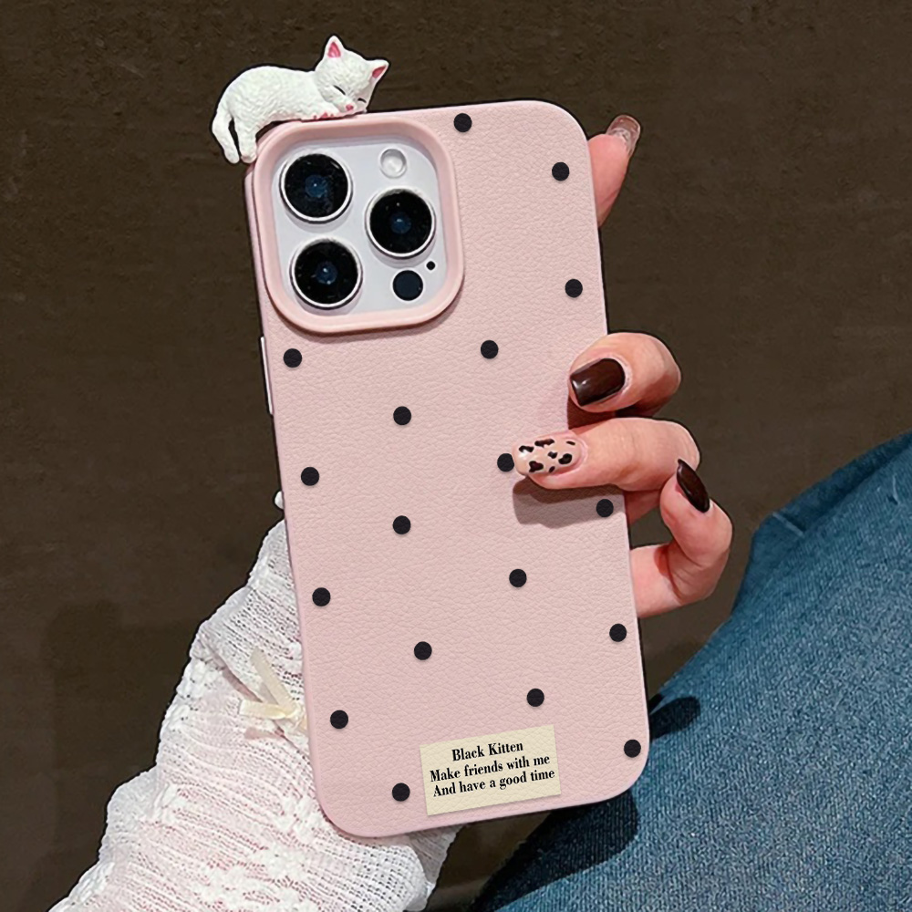Cute 3D Cat Dot Case For iPhon - Phone Cases Cute Iphone 13 recensie en prijs