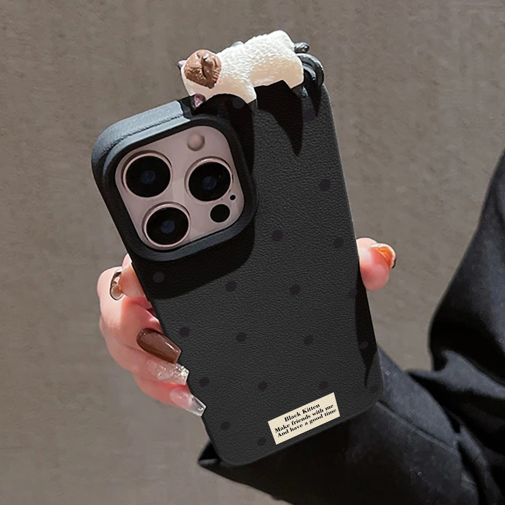 Cute 3D Cat Dot Case For iPhon - Phone Cases Cute Iphone 13 recensie en prijs