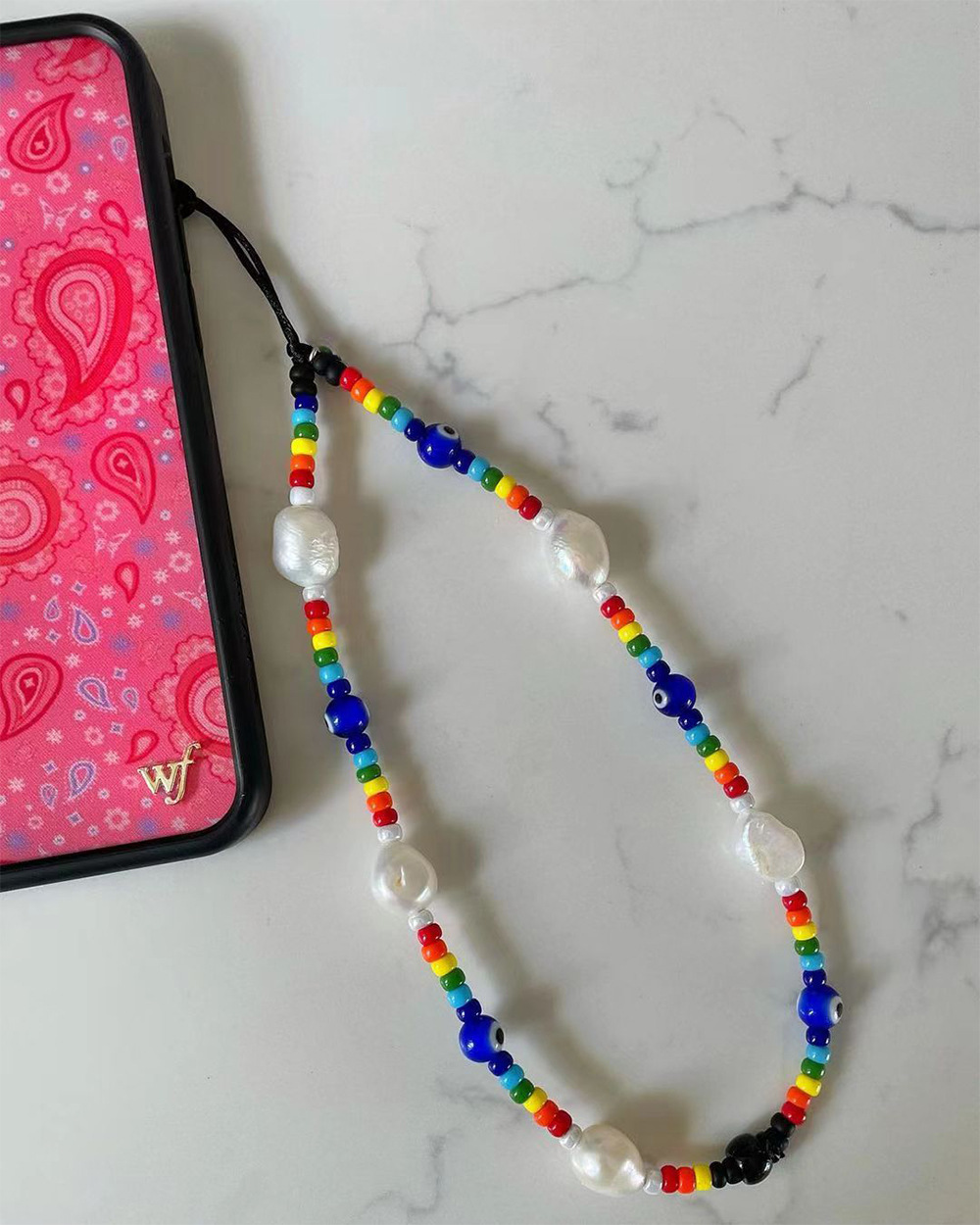 KKBEAD Rainbow Beaded Phone Ch - Phone Cases Price recensie en prijs