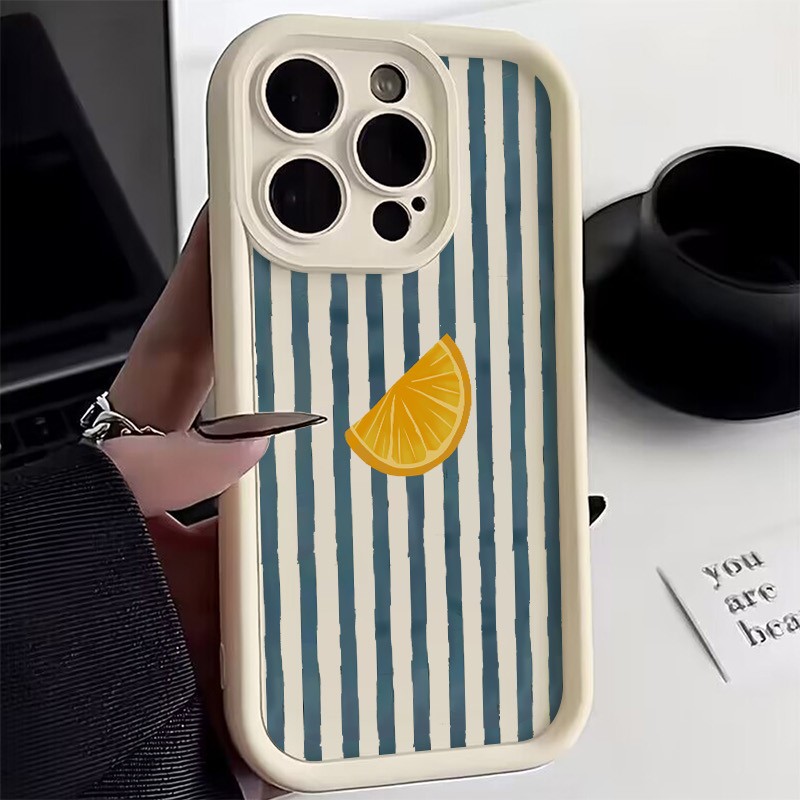 Striped Lemon Slice Pattern Ph - Phone Cases Xiaomi 14 recensie en prijs