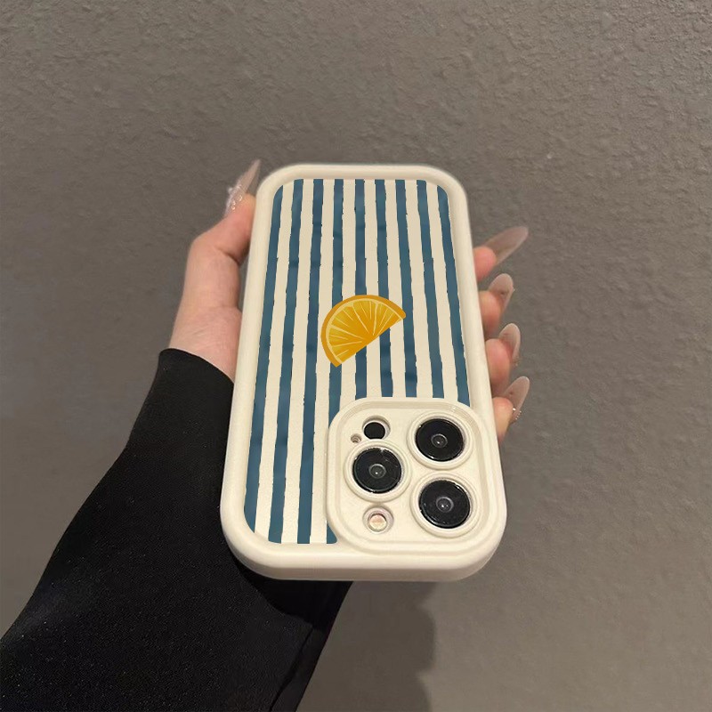 Striped Lemon Slice Pattern Ph - Phone Cases Xiaomi 14 recensie en prijs