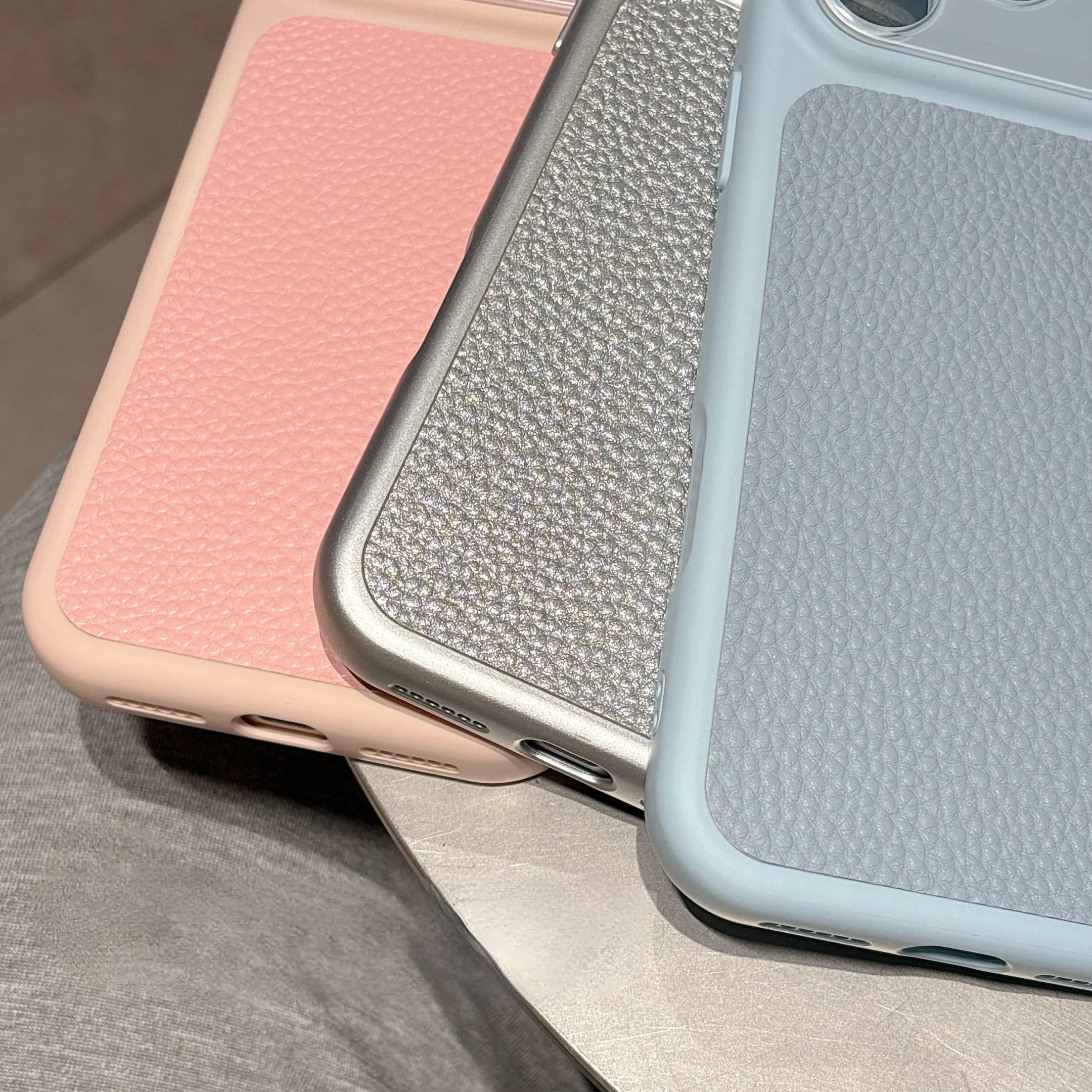 Luxury Lychee Grain Leather Te - Camera Lens Protector recensie en prijs