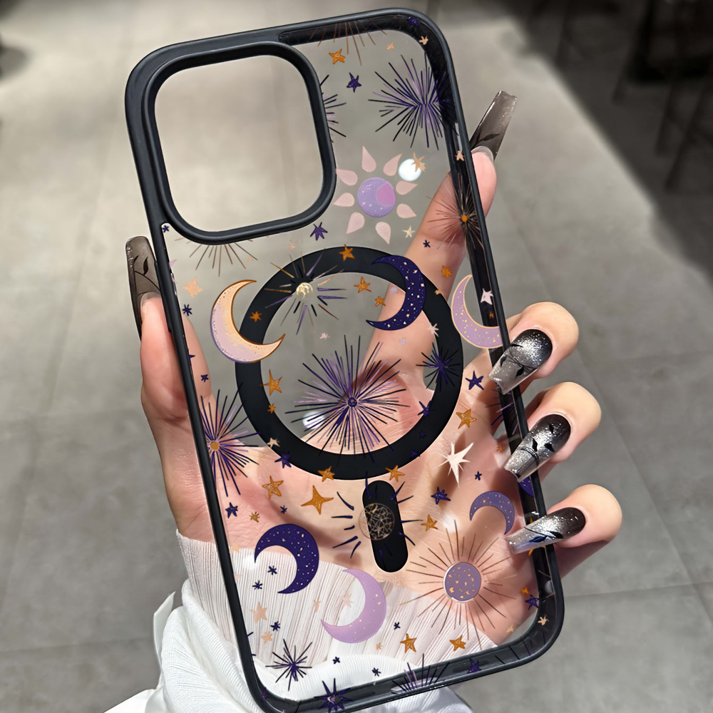 Stars Moon Y2K Clear Case For  - Phone Cases Y2K recensie en prijs