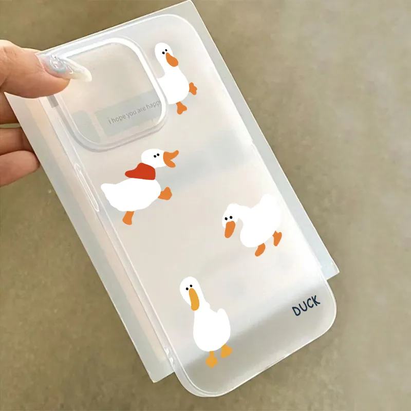 Super Cute Duck Quack Matte Tr - Phone Cases Cute Iphone 13 recensie en prijs