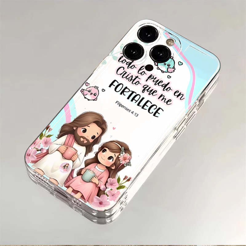 Cartoon Jesus And Me Bible Ver - Phone Cases Xiaomi 14 recensie en prijs