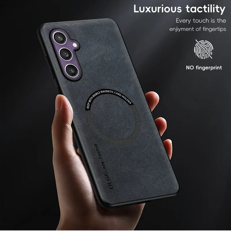 Luxury Leather Magnetic Case F - Phone Cases For Samsung A14 recensie en prijs