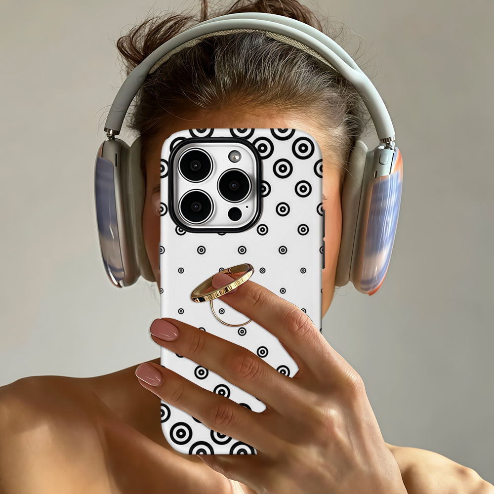 Black White Target Dot Phone C - Phone Cases Target recensie en prijs