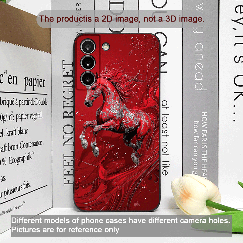 Fashion Chinese-Style Red Hors - Phone Cases For Samsung A14 recensie en prijs