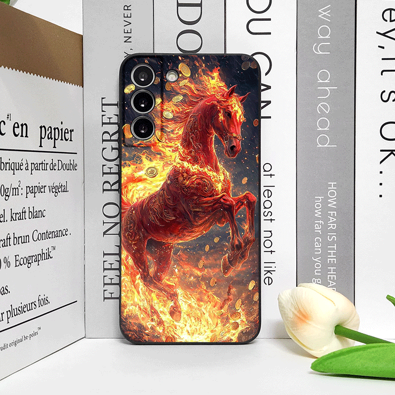 Fashion Chinese-Style Red Hors - Phone Cases For Samsung A14 recensie en prijs