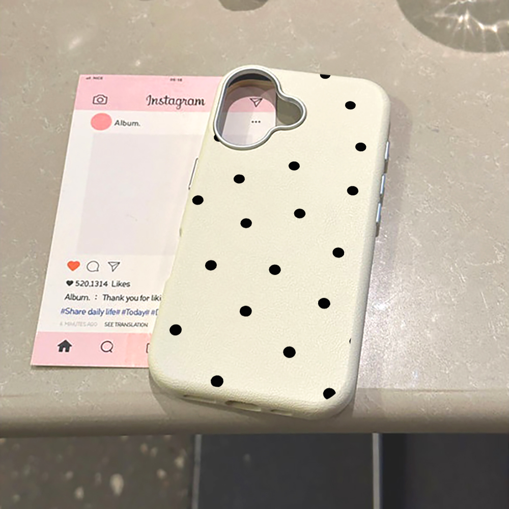 Minimalist Black Polka Dot  Ph - Phone Cases Xiaomi 14 recensie en prijs