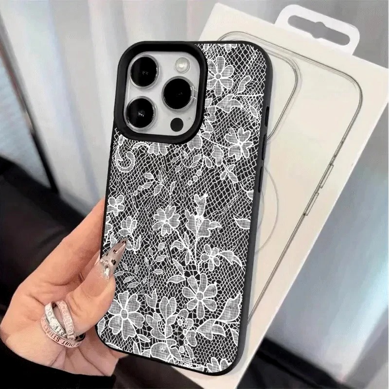 White Lace Patterned Lychee Te - Phone Cases Dior recensie en prijs